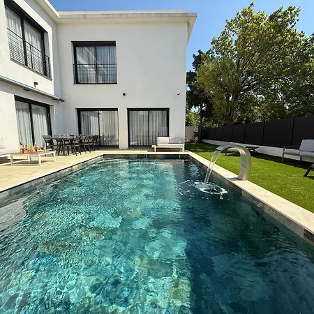 فيلة 200m2 -plages - Piscine Chauffee