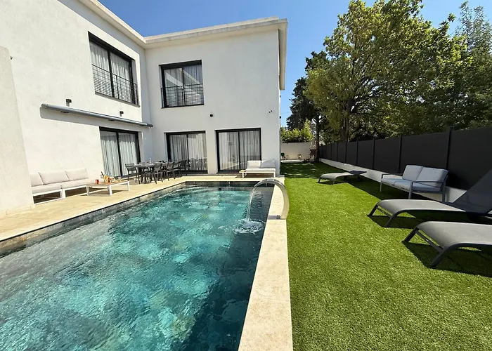200m2 -plages - Piscine Chauffee
